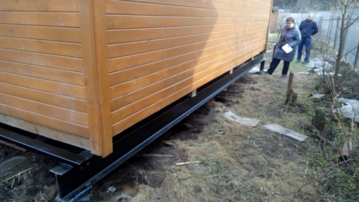 Фундамент на винтовых сваях 3x6м