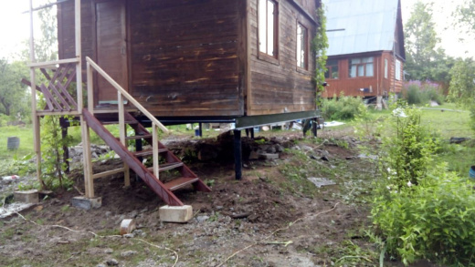 Фундамент на винтовых сваях 3x6м